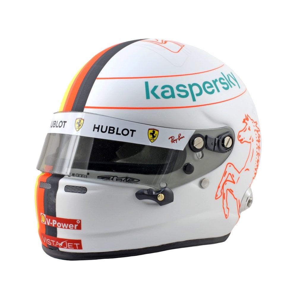 Bell Racing Ferrari 1:2 Mini F1 Helmet Sebastian Vettel 2020 – Le Mans 88  Ltd