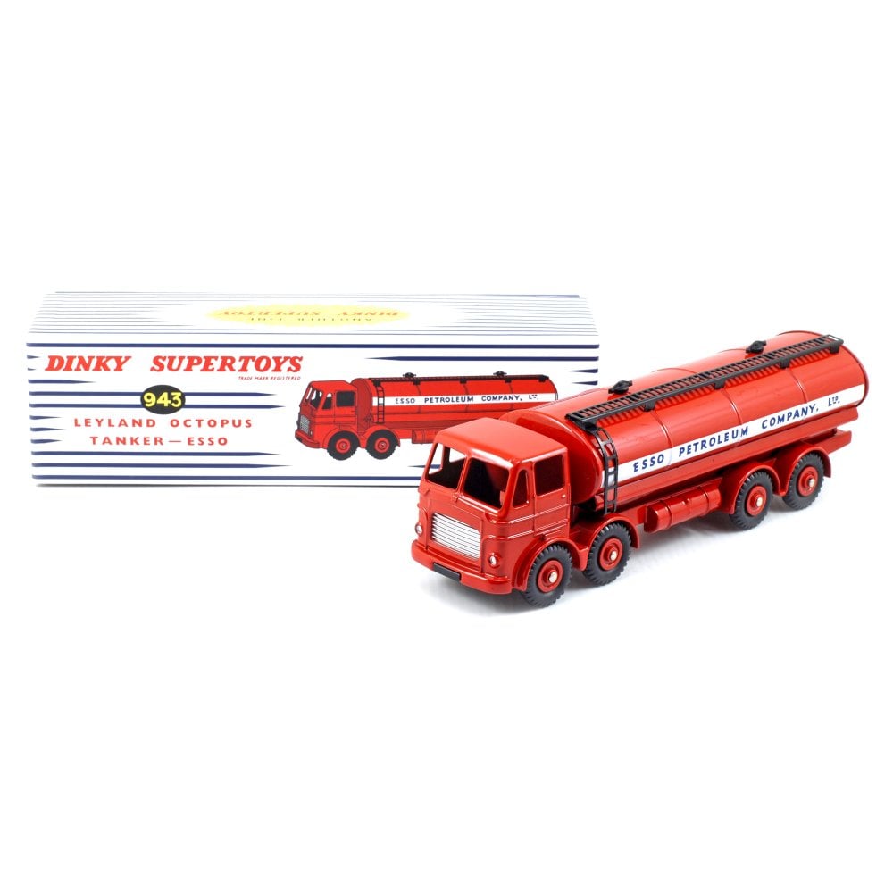 【Dinky Supertoys】943 Essoタンクローリーボックス付 Atlas Dinky Supertoys 943 Leyland Octopus Tanker Lorry ESSO