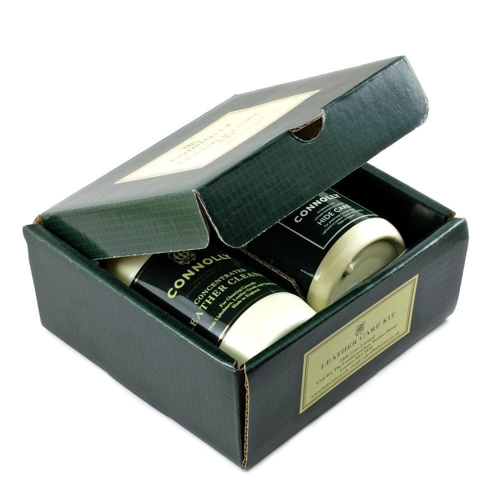 Connolly Leather Care Kit - Hide Care Cream & Leather Cleaner