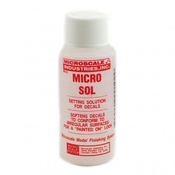 Microscale Industries Micro Sol Decals Solution - UNEVEN SURFACES