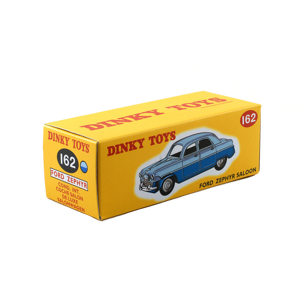 Atlas French Dinky Toys 162 Ford Zephyr Saloon Road Car BLUE