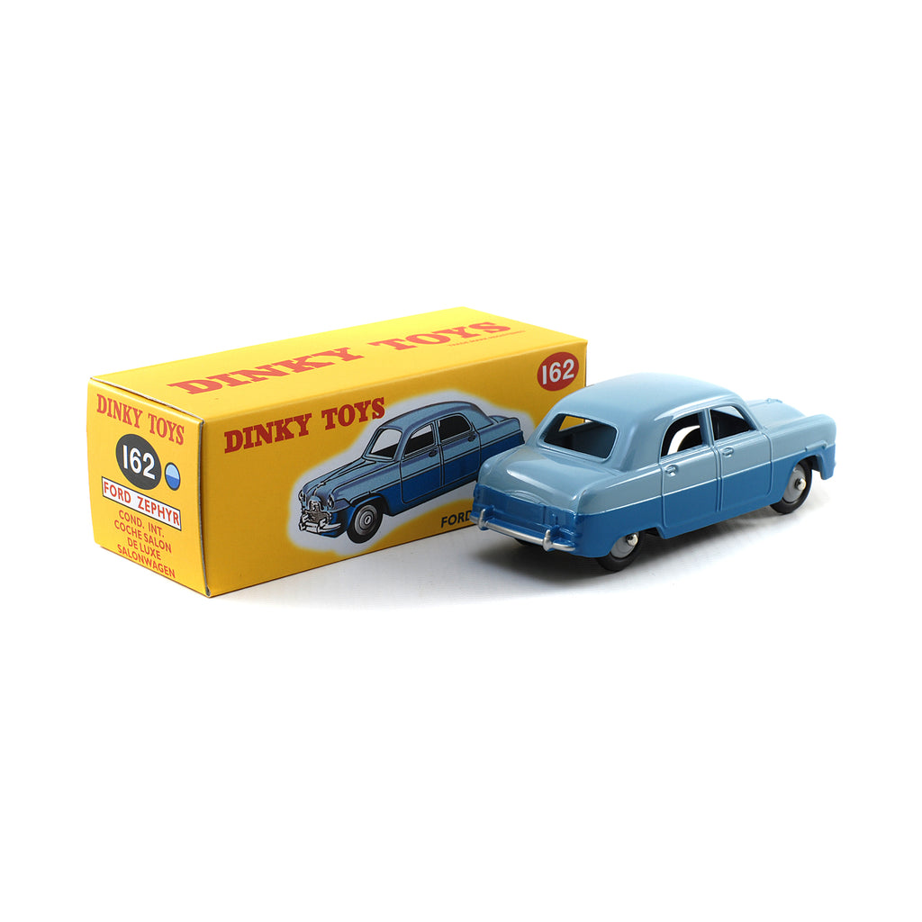Atlas French Dinky Toys 162 Ford Zephyr Saloon Road Car BLUE