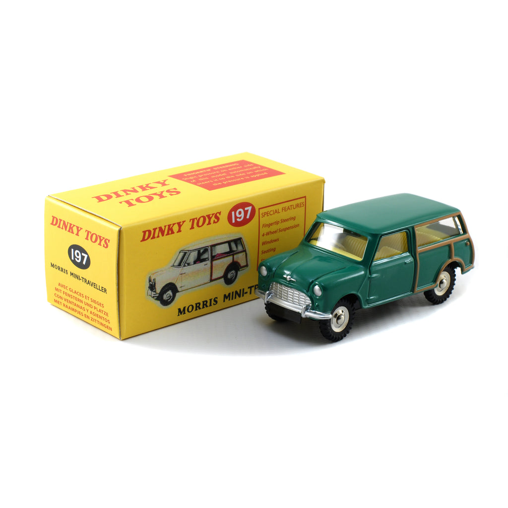 Atlas French Dinky Toys 197 Morris Mini Traveller Road Car GREEN