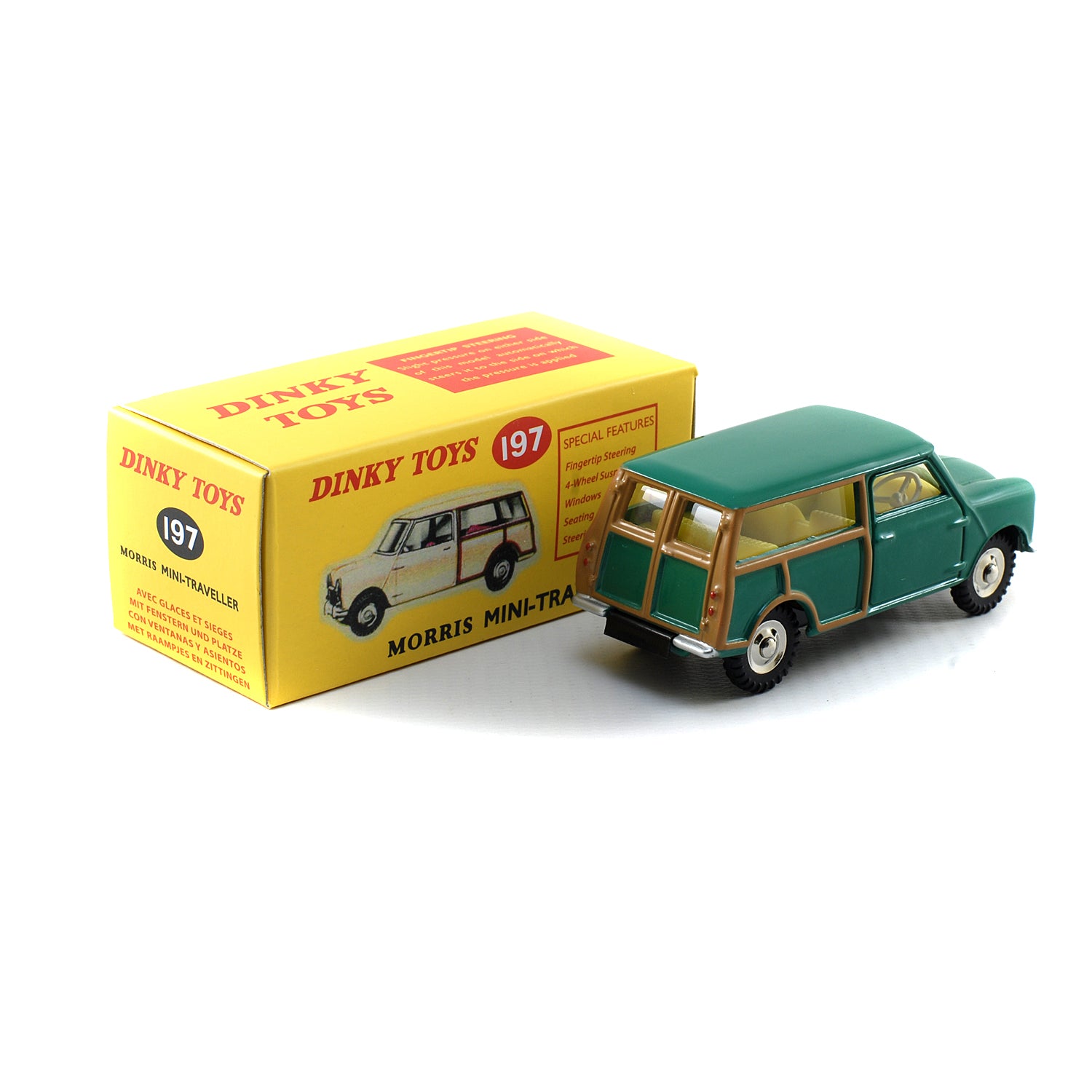 Atlas French Dinky Toys 197 Morris Mini Traveller Road Car GREEN