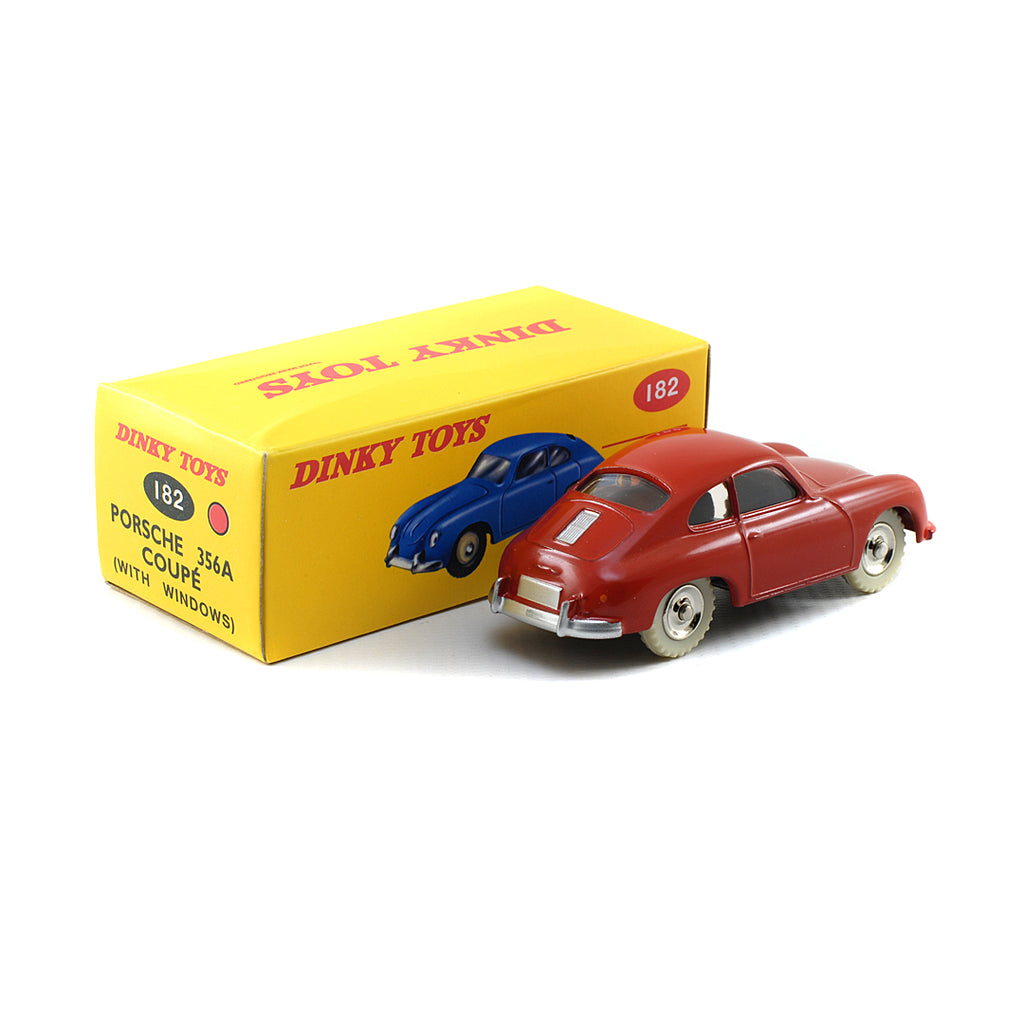 Atlas French Dinky Toys 182 Porsche 356A Coupe Road Car RED