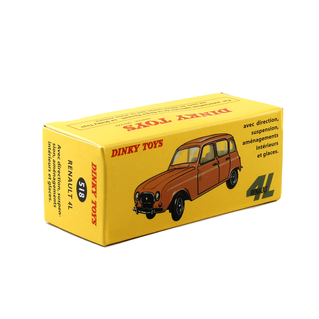 Atlas French Dinky Toys 518 Renault 4L Road Car LIGHT BLUE