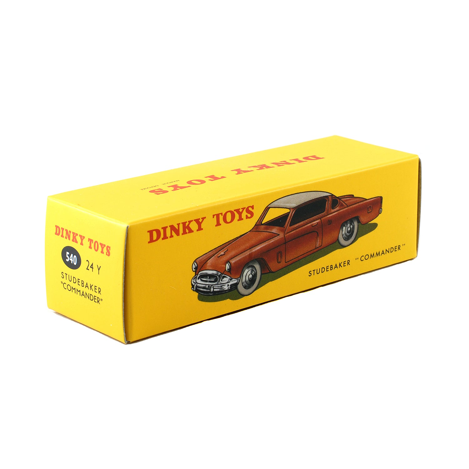 Atlas French Dinky Toys 540 Studebaker Commander Car CREAM & BURGUNDY