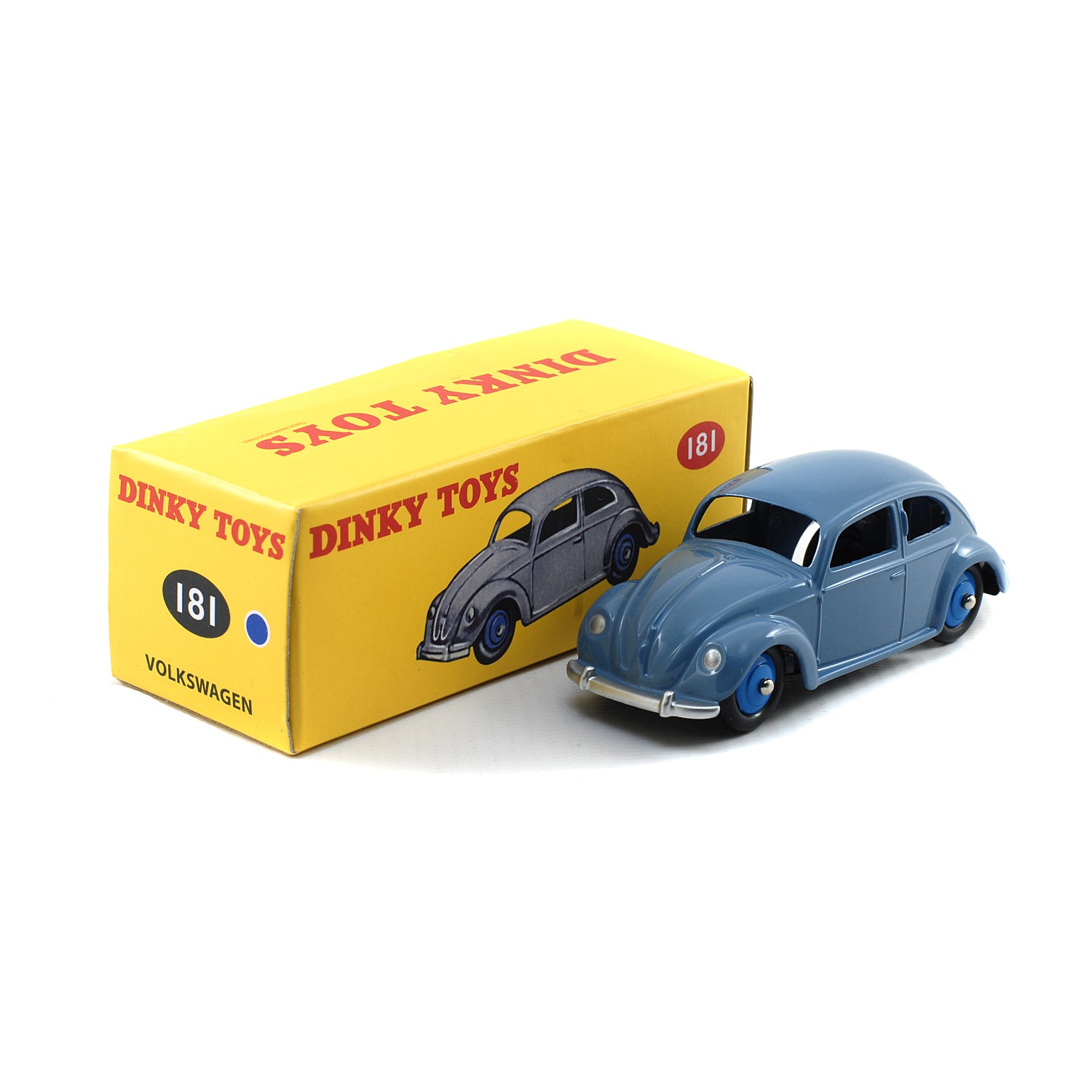 Atlas French Dinky Toys 181 Volkswagen Road Car BLUE