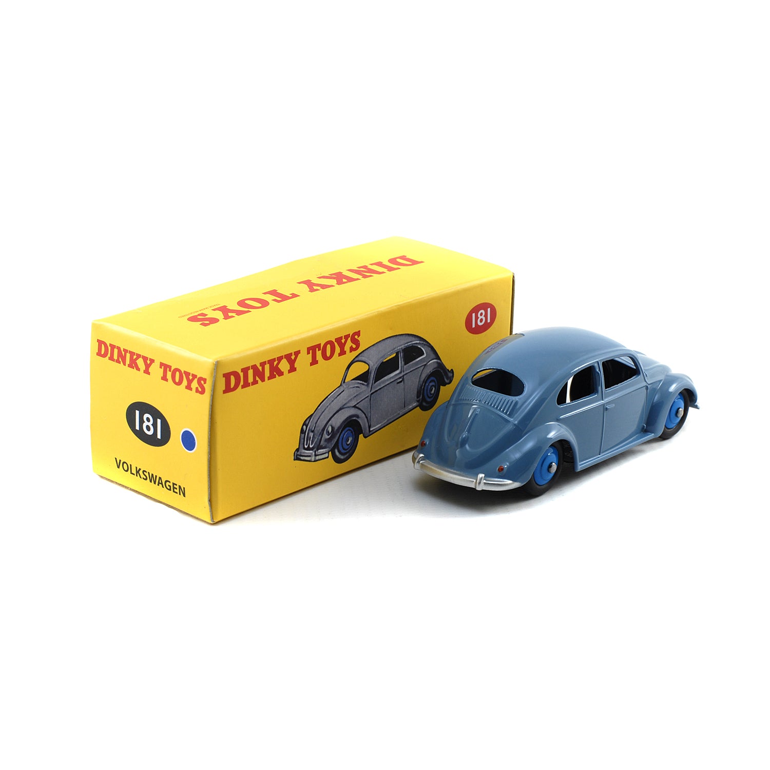 Atlas French Dinky Toys 181 Volkswagen Road Car BLUE