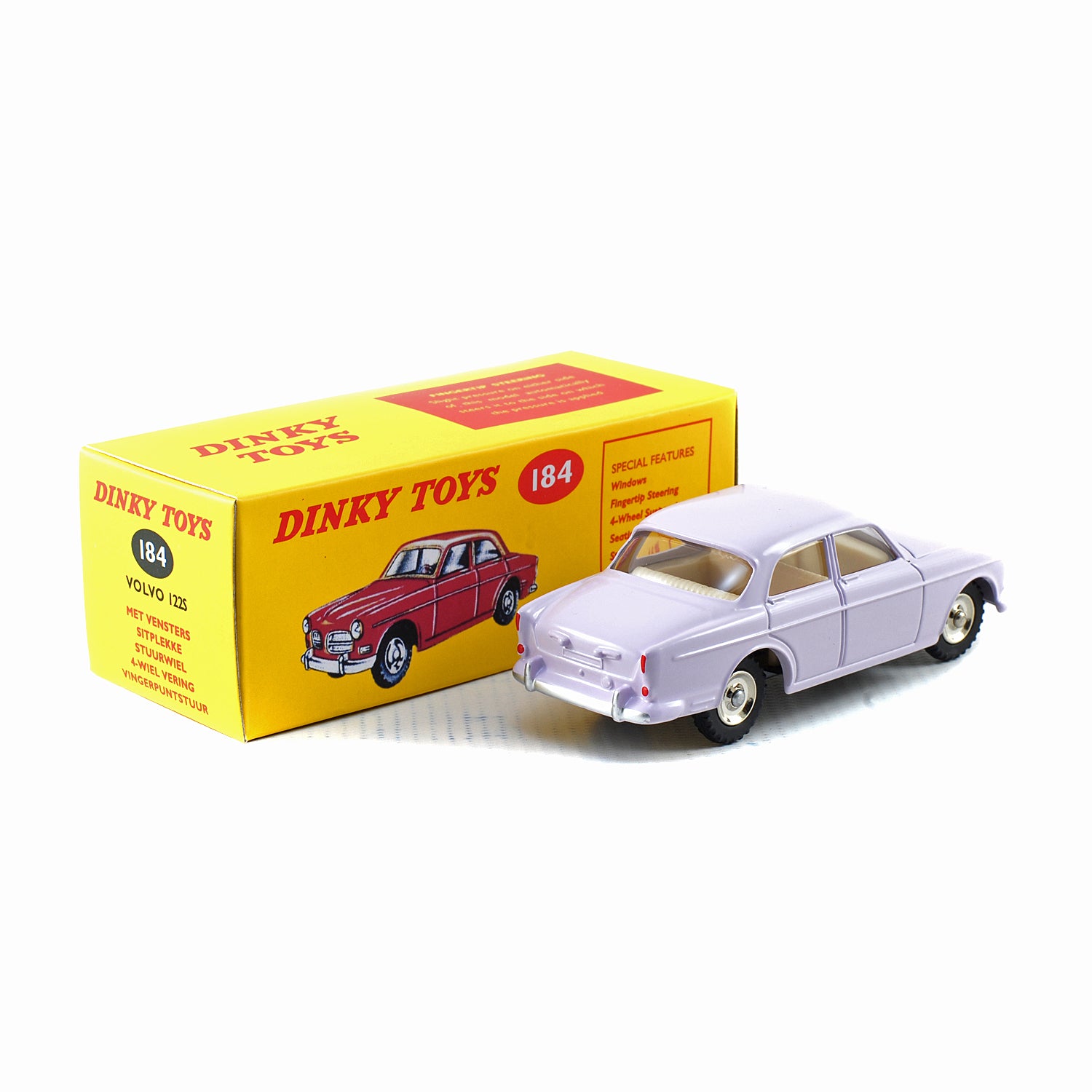 Atlas French Dinky Toys 183 Volvo 122S Road Car LILAC