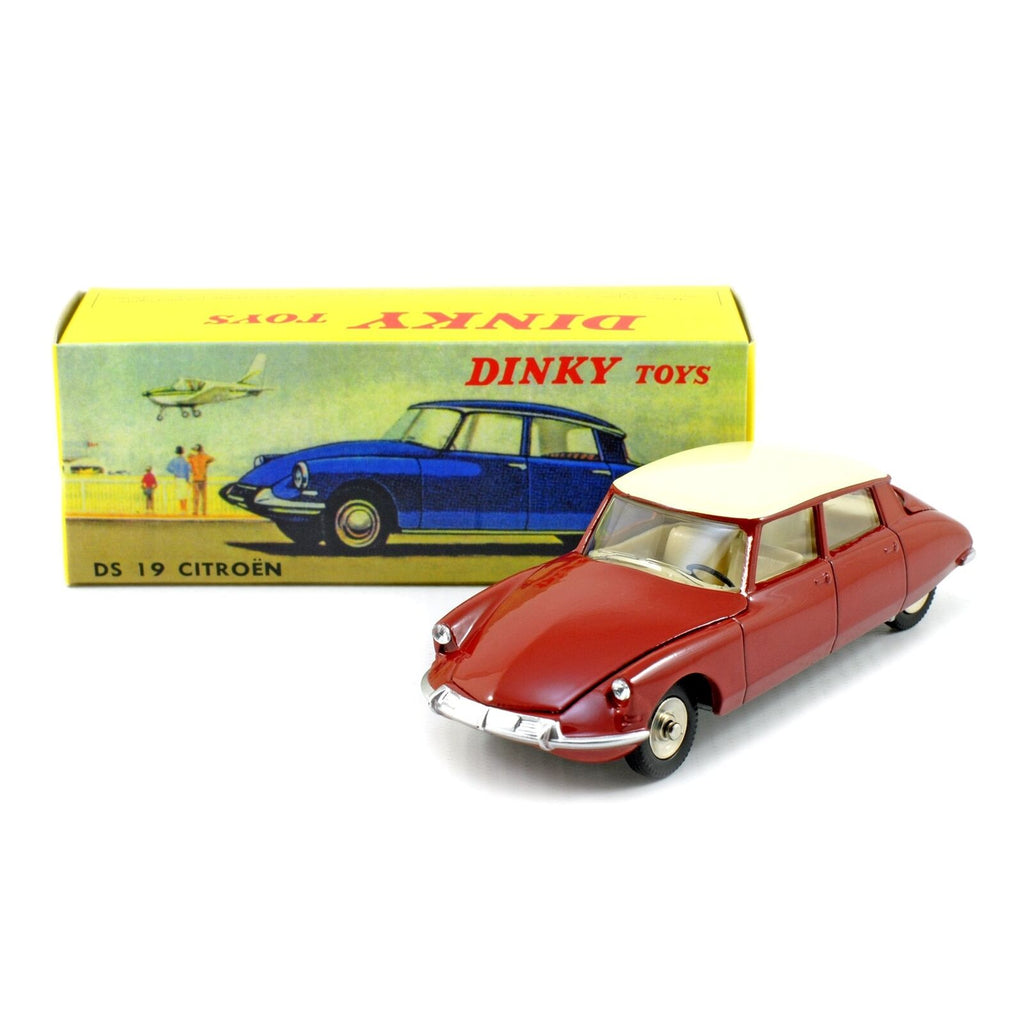Atlas French Dinky Toys 530 Citroen DS19 Road Car RED
