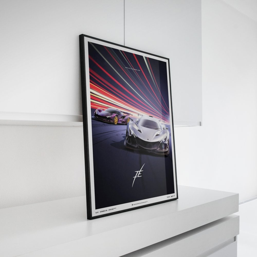 Automobilist Apollo IE Duo Performance Cars Poster 50 x 70cm