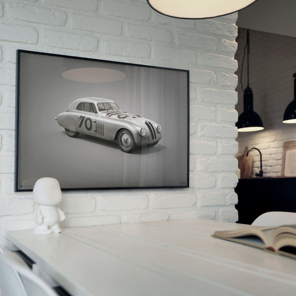 Automobilist BMW 328 Mille Miglia 1940 Colours Of Speed Poster 50x70cm