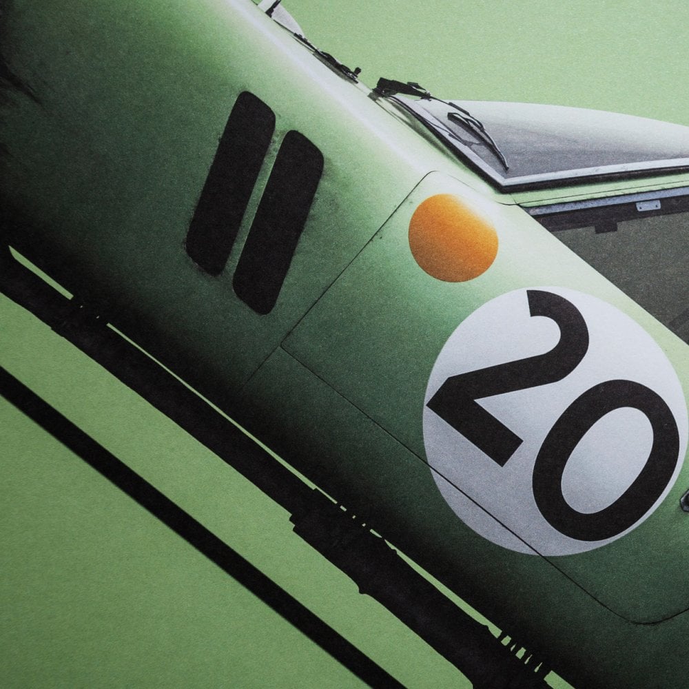 Automobilist Ferrari 250 GTO Green LM Colours Of Speed Poster 50x70cm