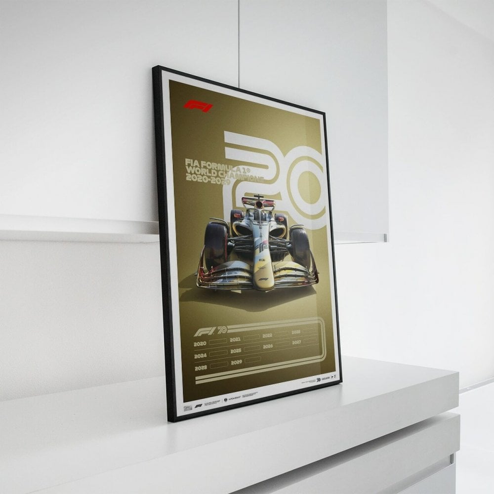 Automobilist Formula 1 Decades 2020's The Future Poster 50x70cm
