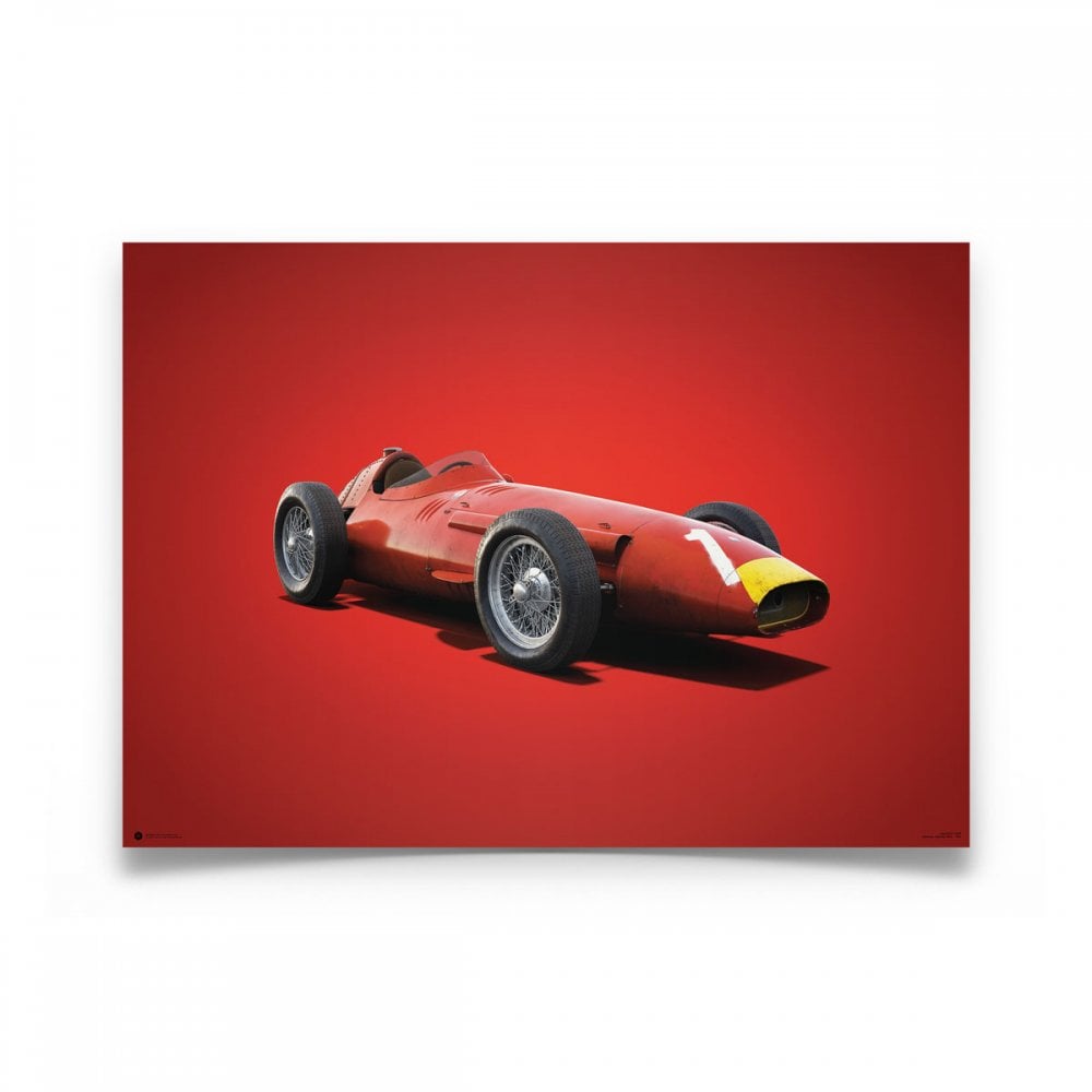 Automobilist Maserati 250F Fangio 1957 Colours Of Speed Poster 50x70cm