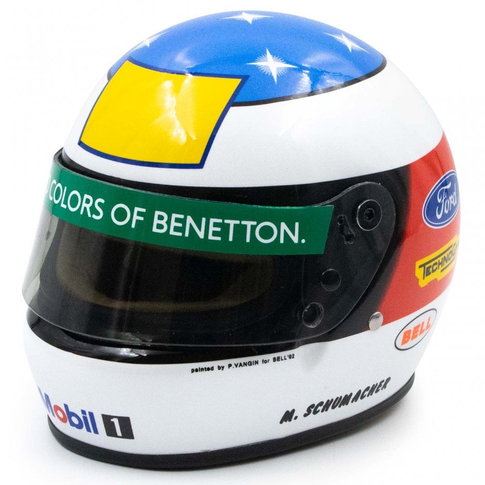Bell Racing 1:2 Mini F1 Helmet Michael Schumacher First GP Win Spa 1992