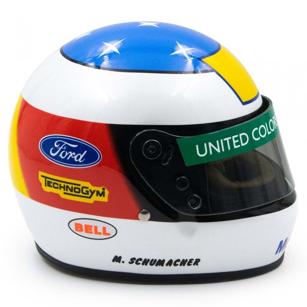 Bell Racing 1:2 Mini F1 Helmet Michael Schumacher First GP Win Spa 1992