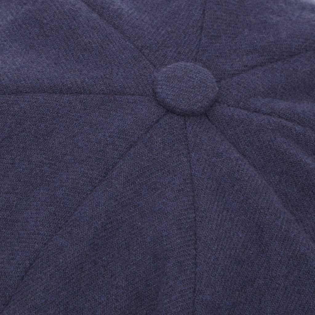 Christys' Hats Baker Boy Cap Josh Cashmere/Wool Blue SMALL