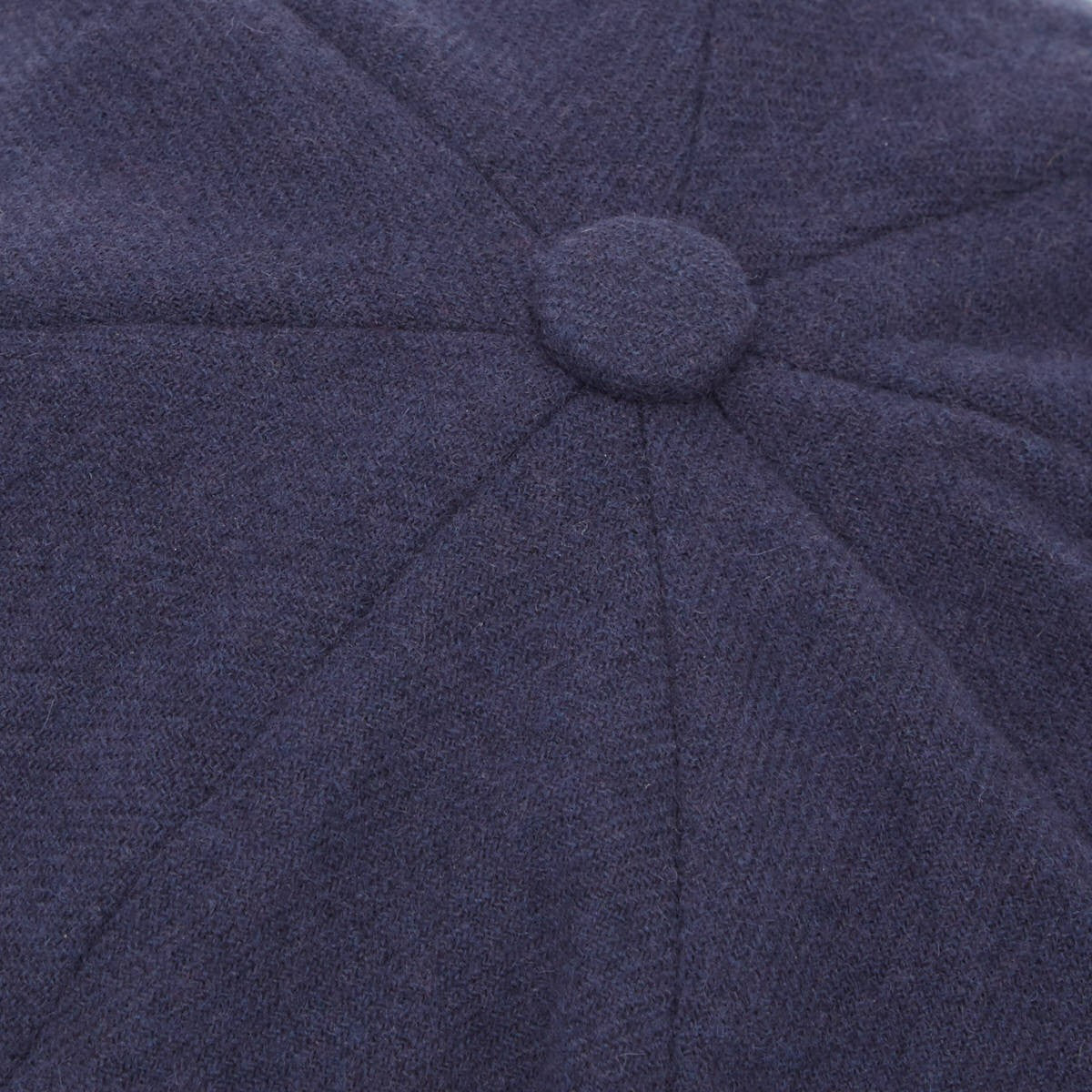 Christys' Hats Baker Boy Cap Josh Cashmere/Wool Blue SMALL