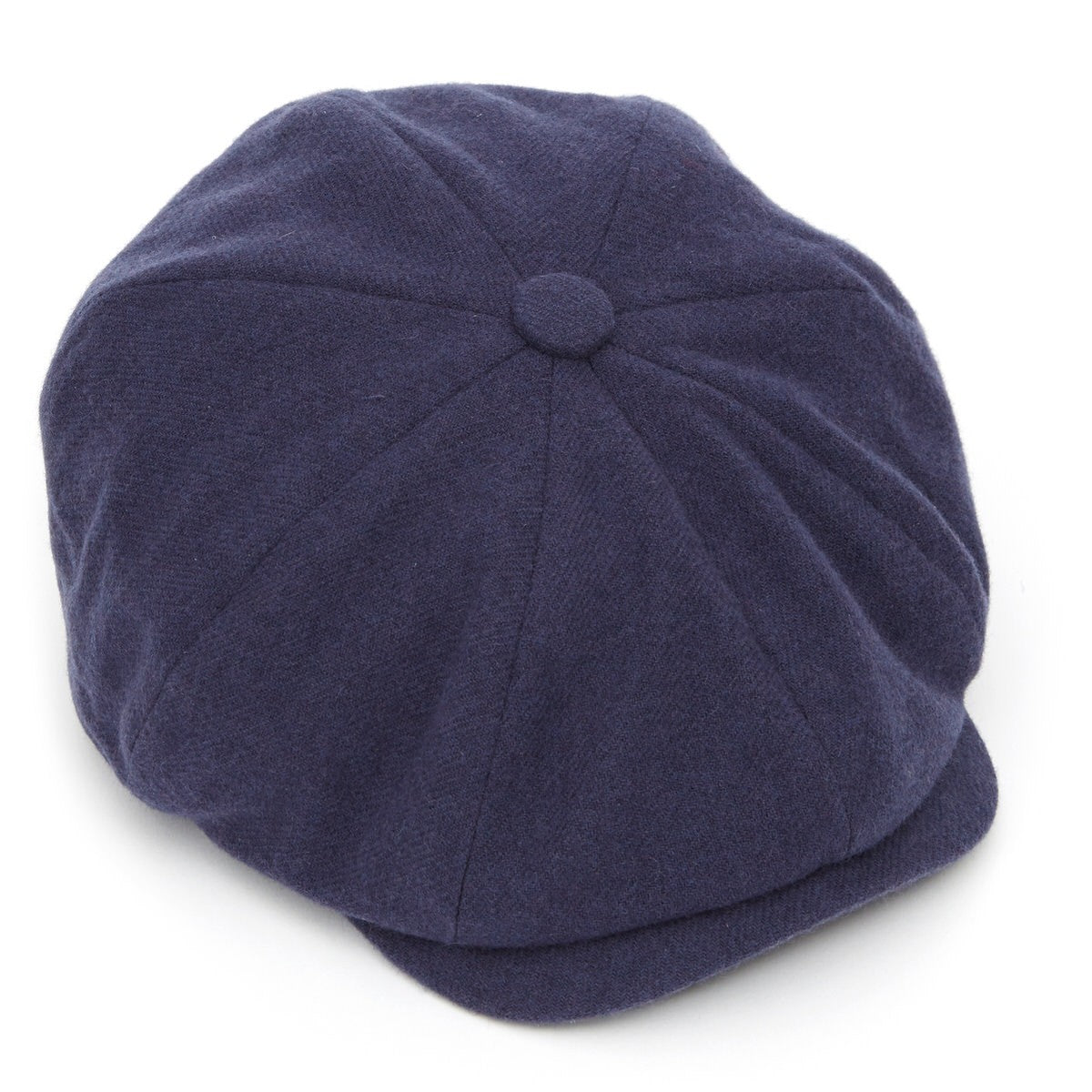 Christys' Hats Baker Boy Cap Josh Cashmere/Wool Blue SMALL