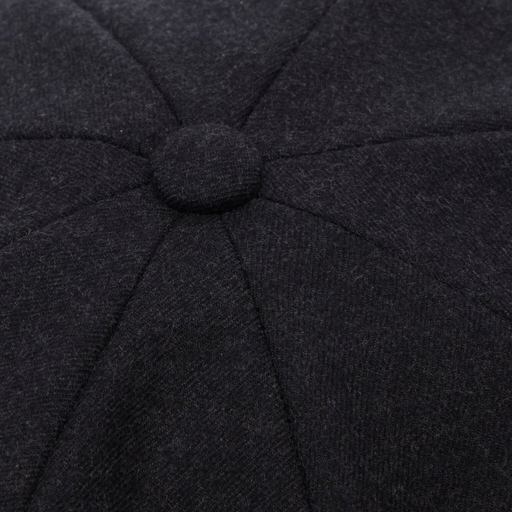 Christys' Hats Baker Boy Cap Lightweight Wool CHARCOAL SMALL