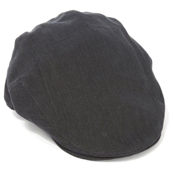 Christys' Hats Balmoral Flat Driver Cap Linen MISAN DENIM SMALL