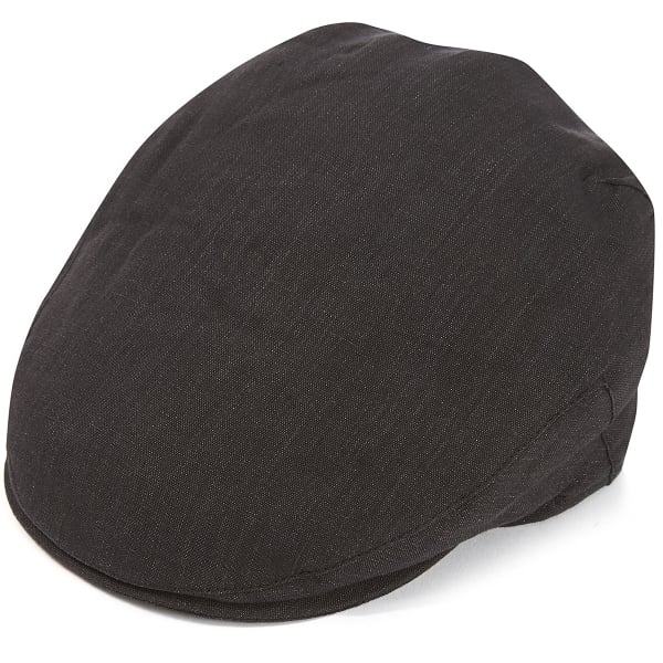 Christys' Hats Balmoral Flat Driver Cap Linen NAVY SMALL