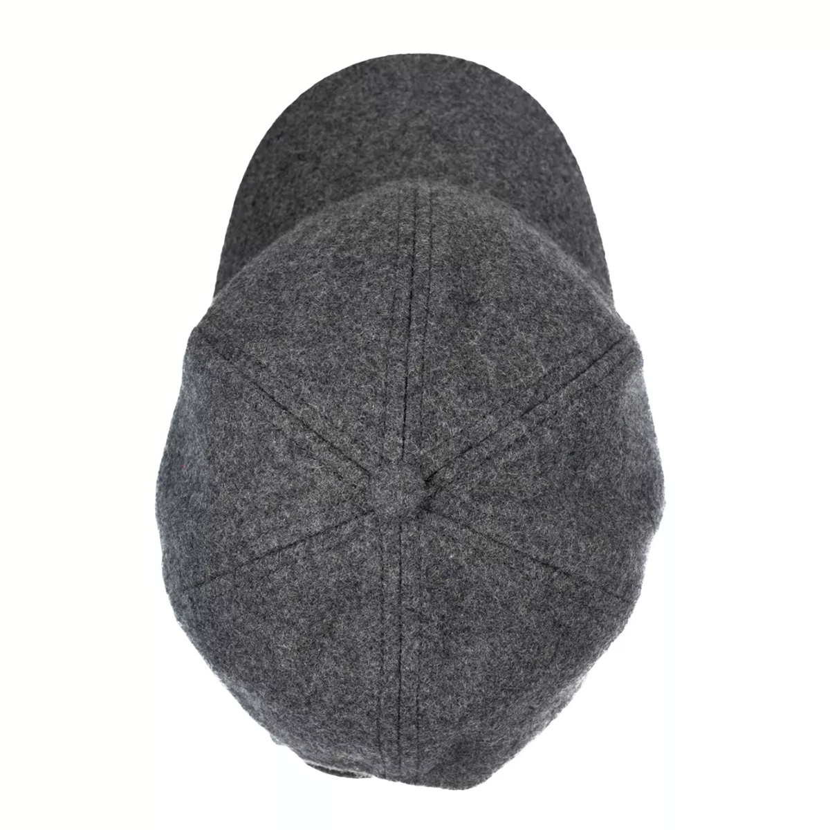 Christys' Hats Classic Baseball Cap Melton Wool CHARCOAL