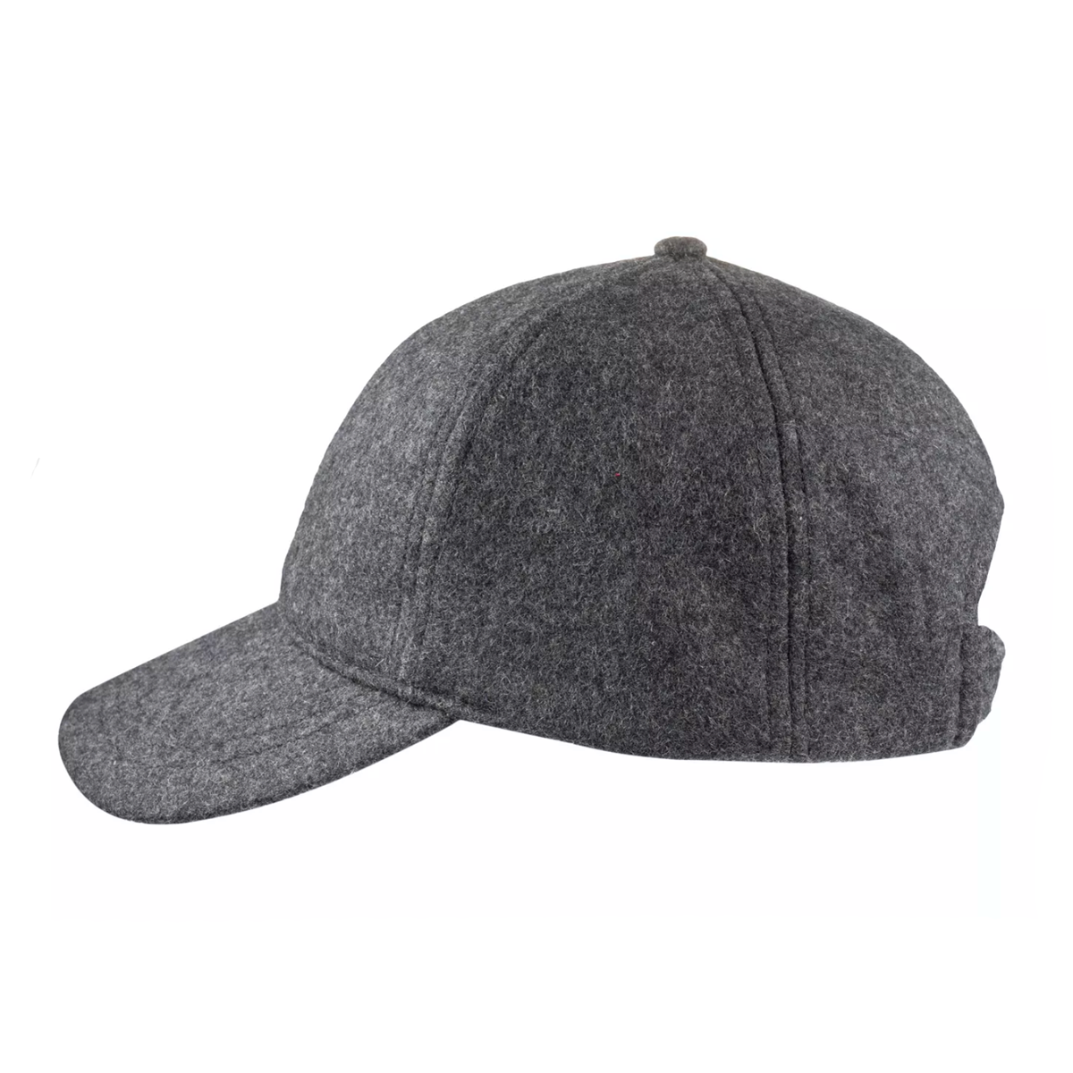 Christys' Hats Classic Baseball Cap Melton Wool CHARCOAL