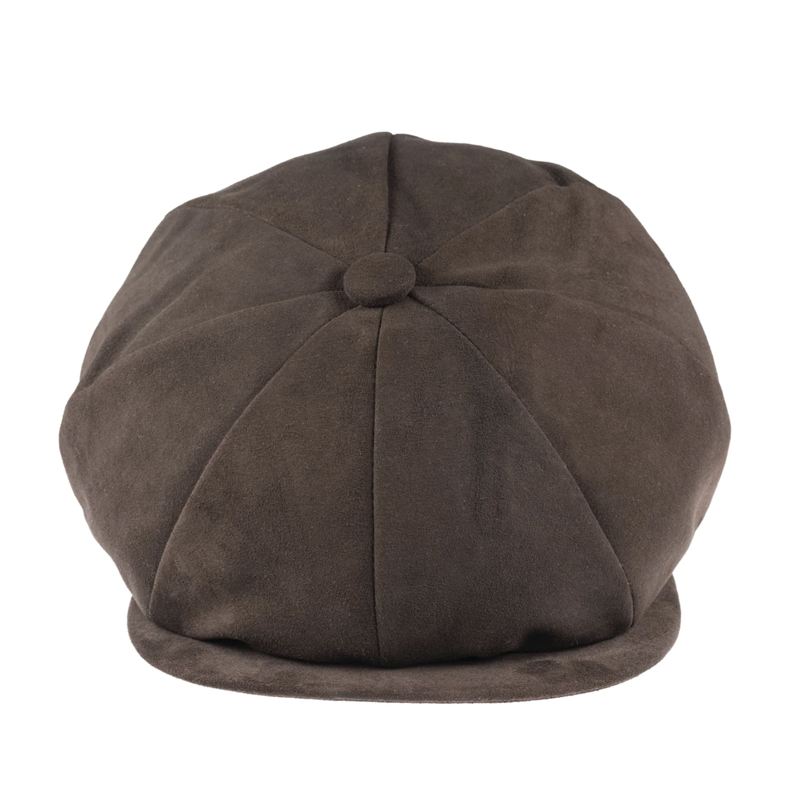 Christys' Hats Baker Boy Cap Soft Suede CHOCOLATE