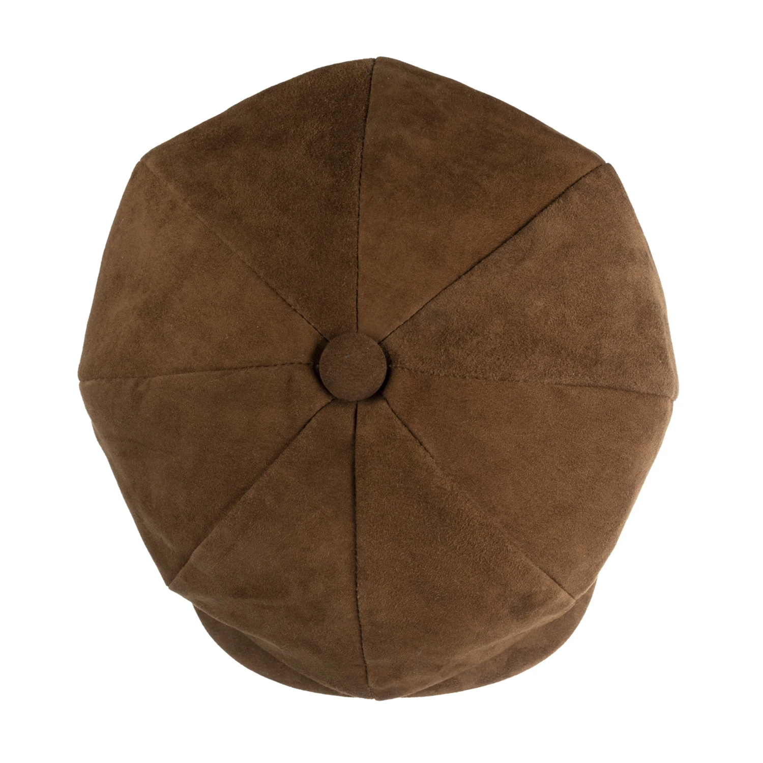 Christys' Hats Baker Boy Cap Soft Suede TOFFEE