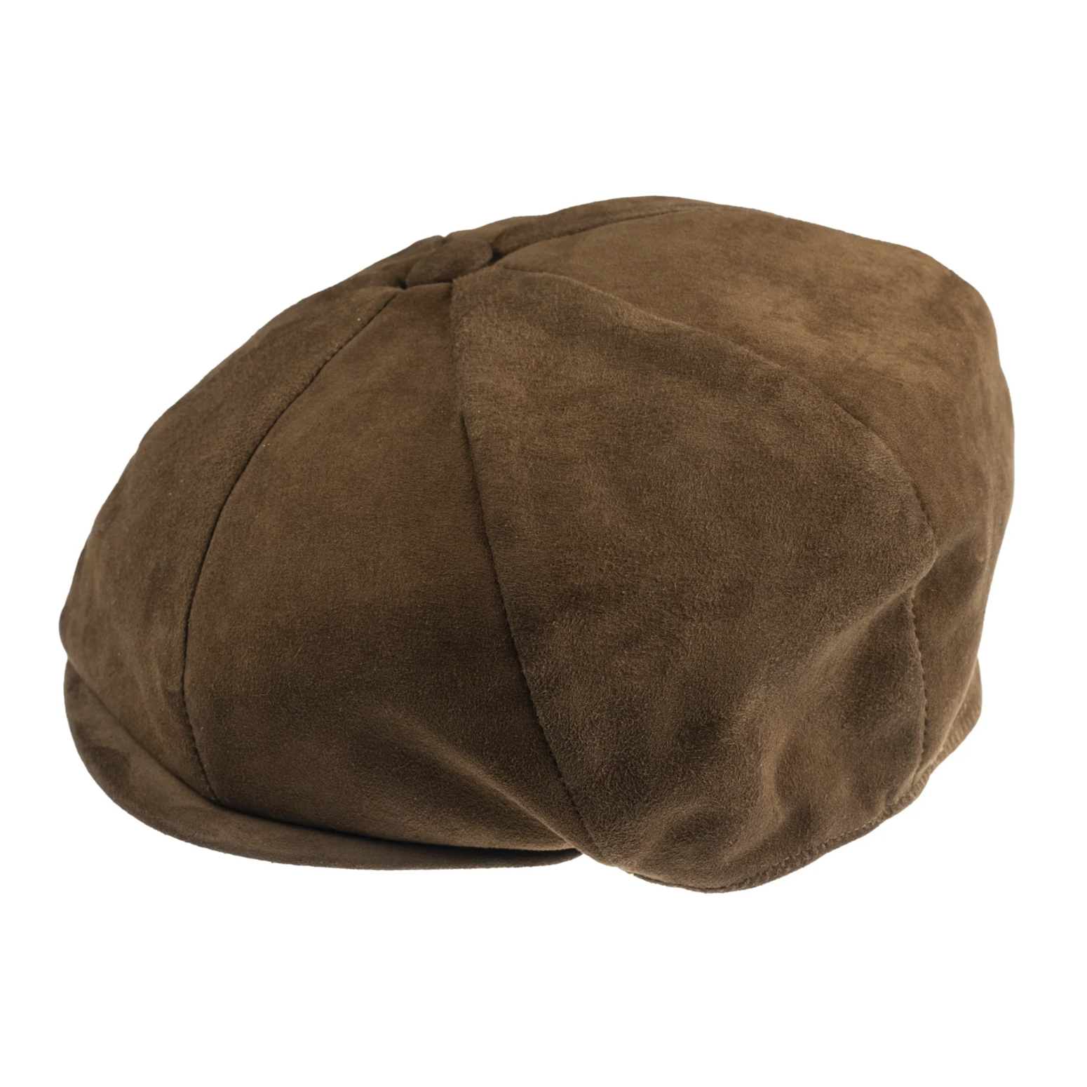 Christys' Hats Baker Boy Cap Soft Suede TOFFEE