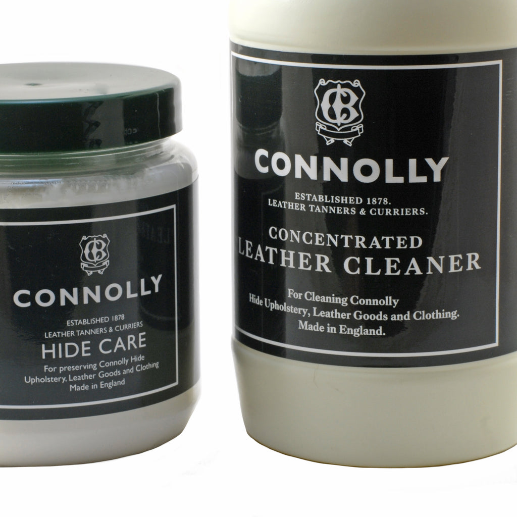 Connolly Leather Care Kit - Hide Care Cream & Leather Cleaner