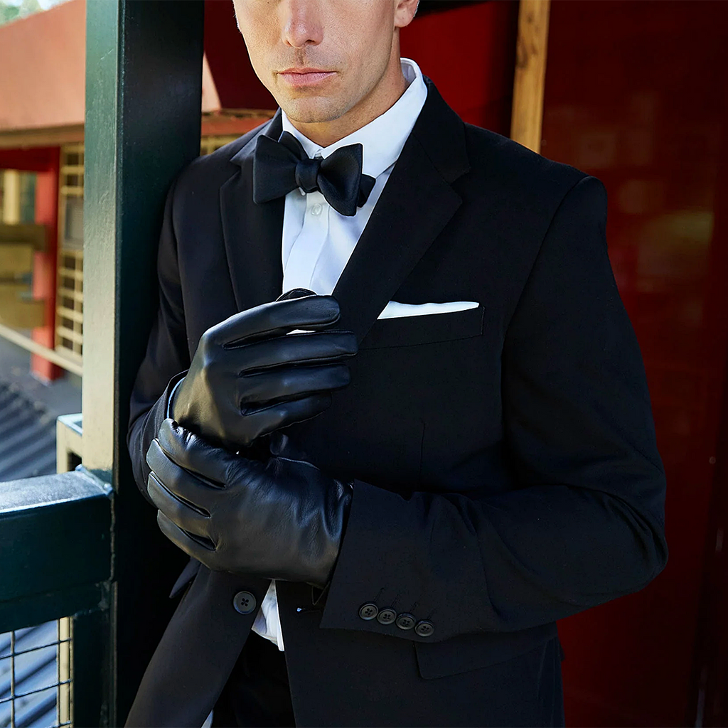 Dents Daniel Men's Leather Gloves BLACK
