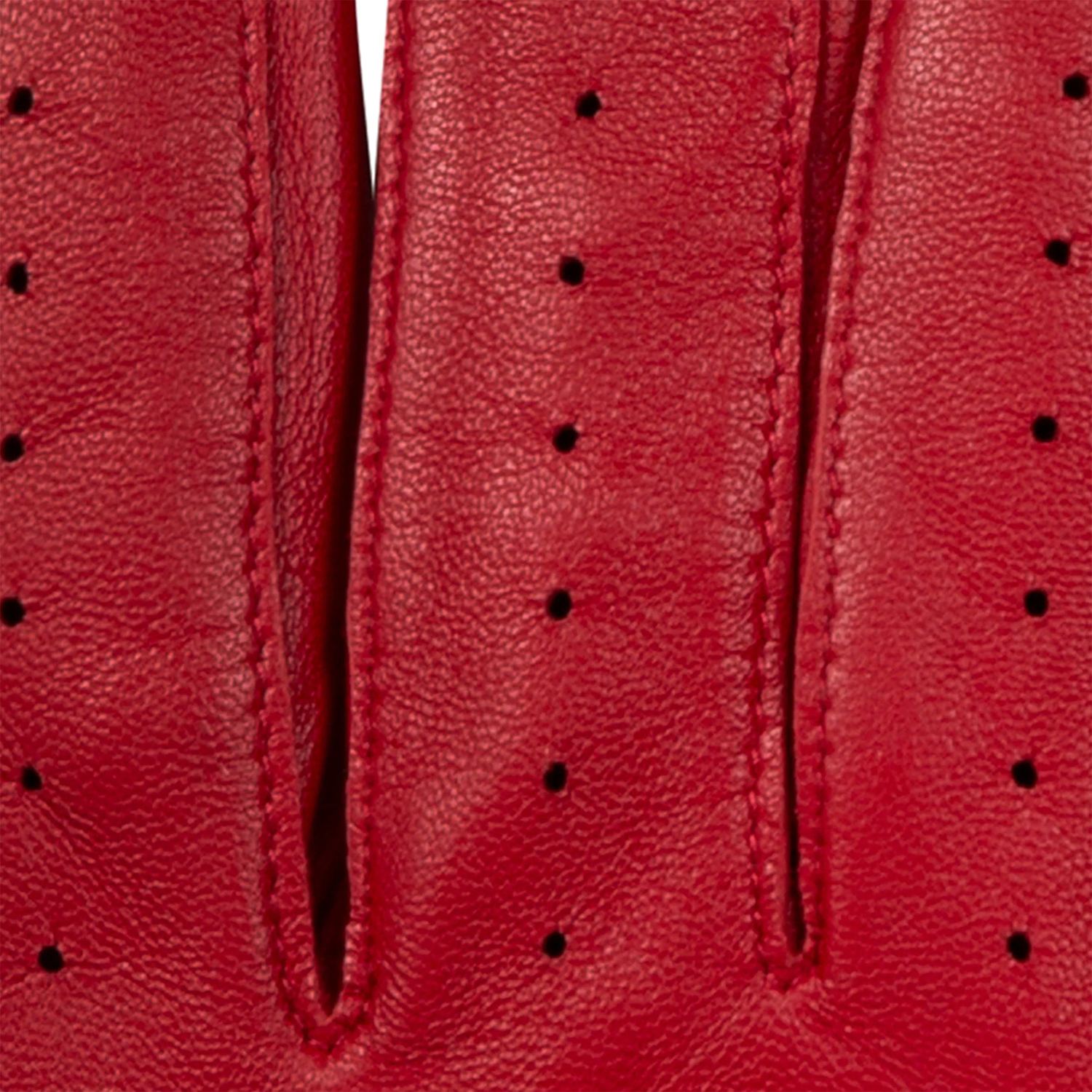 Dents Delta Men's Classic Leather Driving Gloves BERRY/BLACK