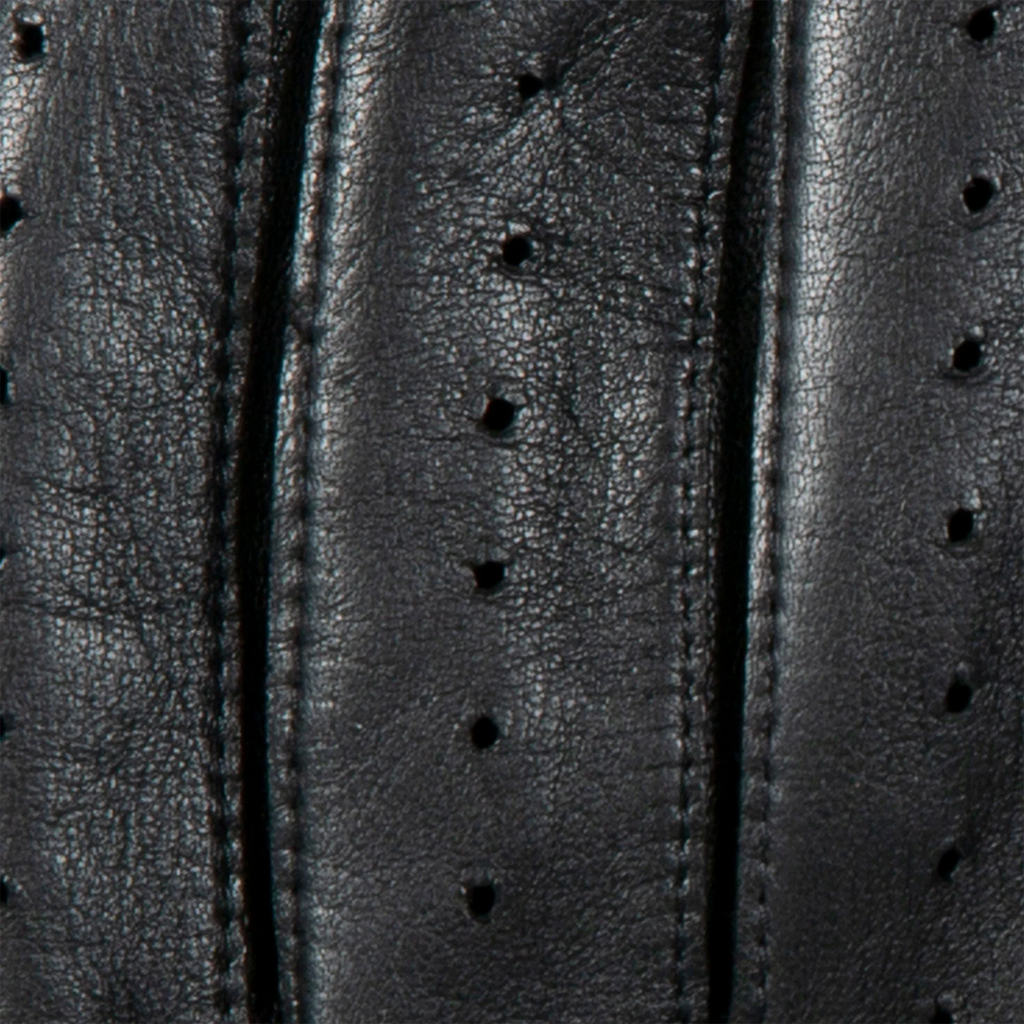 Dents Delta Men's Classic Leather Driving Gloves BLACK
