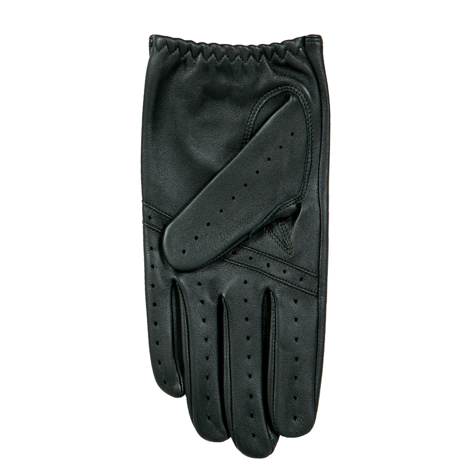 Dents Delta Men's Classic Leather Driving Gloves BRITISH RACING GREEN