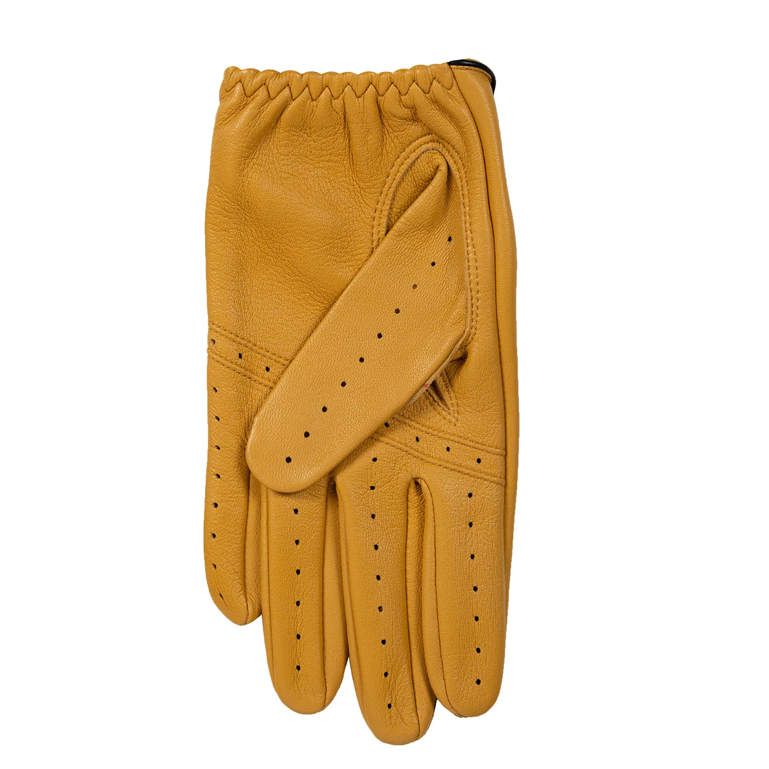 Dents Delta Men's Classic Leather Driving Gloves CORK/BLACK