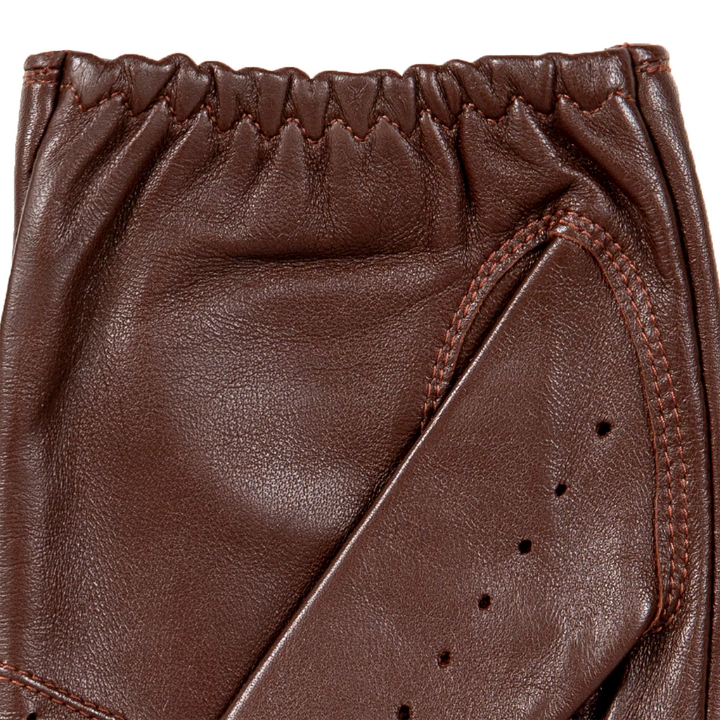 Dents Delta Men's Classic Leather Driving Gloves ENGLISH TAN