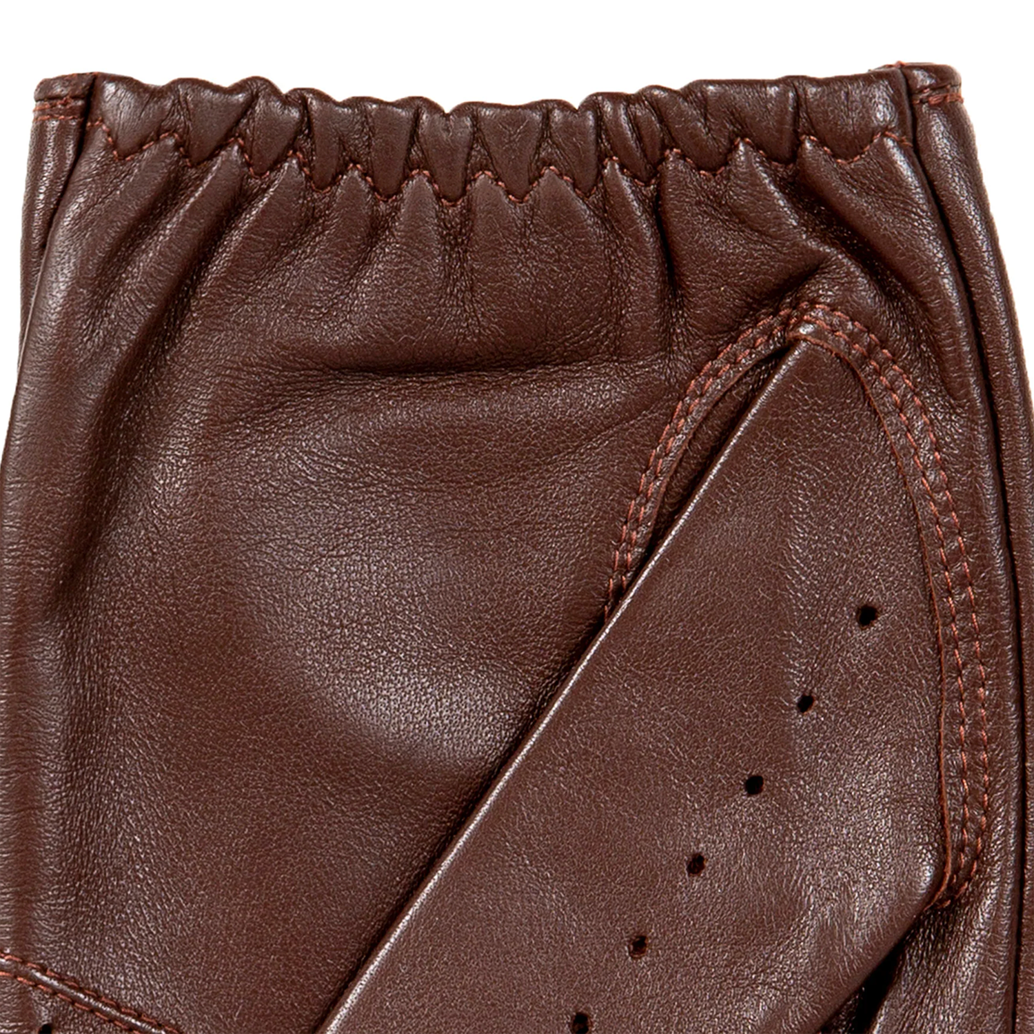 Dents Delta Men's Classic Leather Driving Gloves ENGLISH TAN
