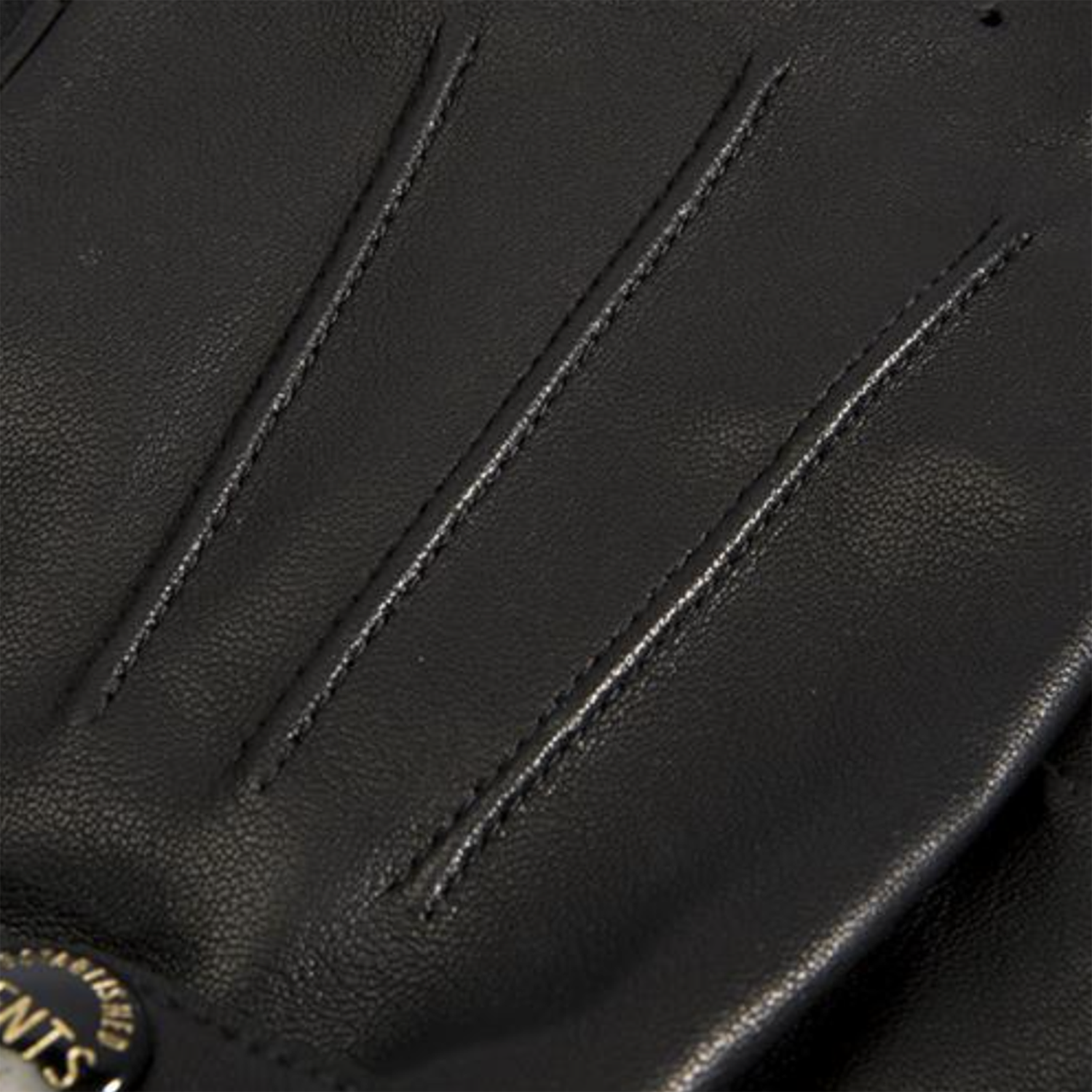 Dents Fleming Heritage Men's Leather Driving Gloves BLACK