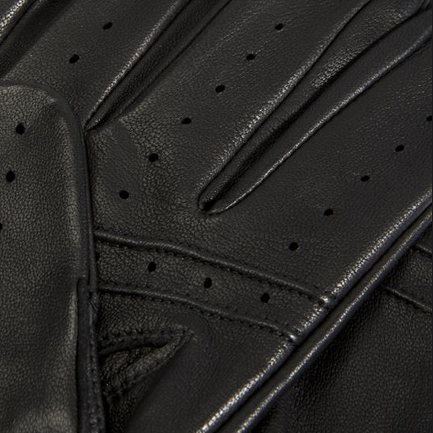 Dents Fleming Heritage Men's Leather Driving Gloves BLACK