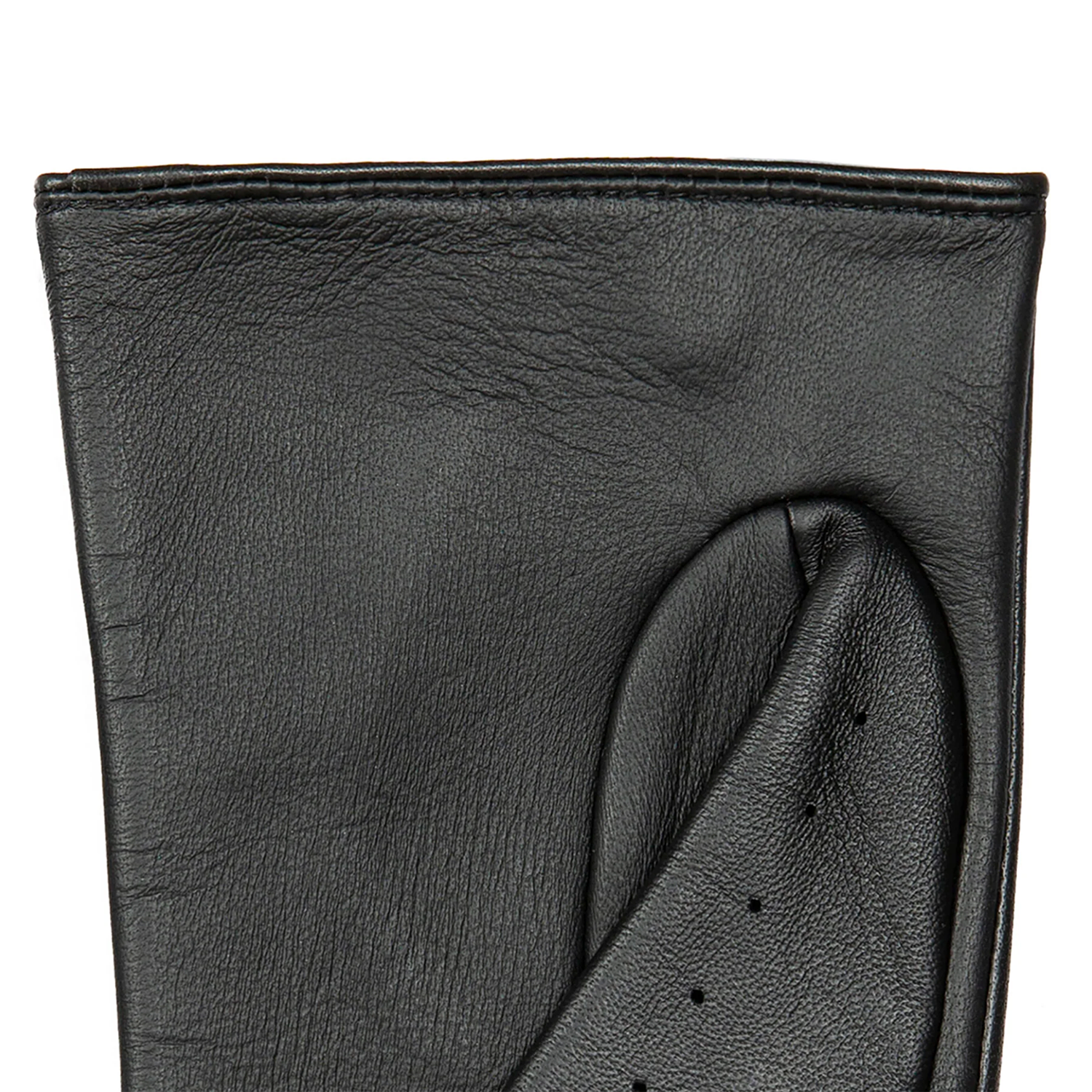 Dents Oulton Women's Leather Driving Gloves Touchscreen BLACK