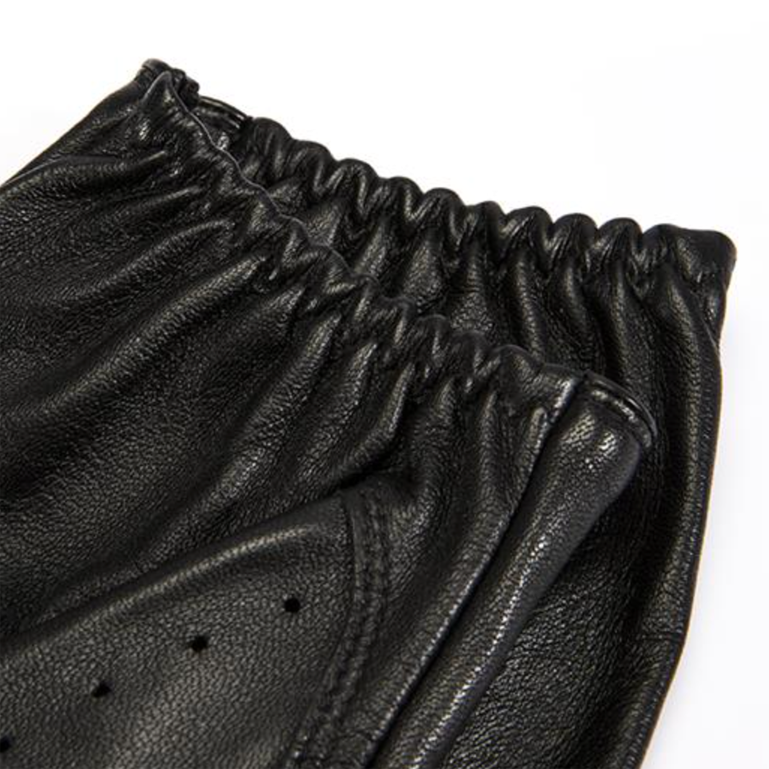 Dents Silverstone Men's Touchscreen Leather Driving Gloves BLACK