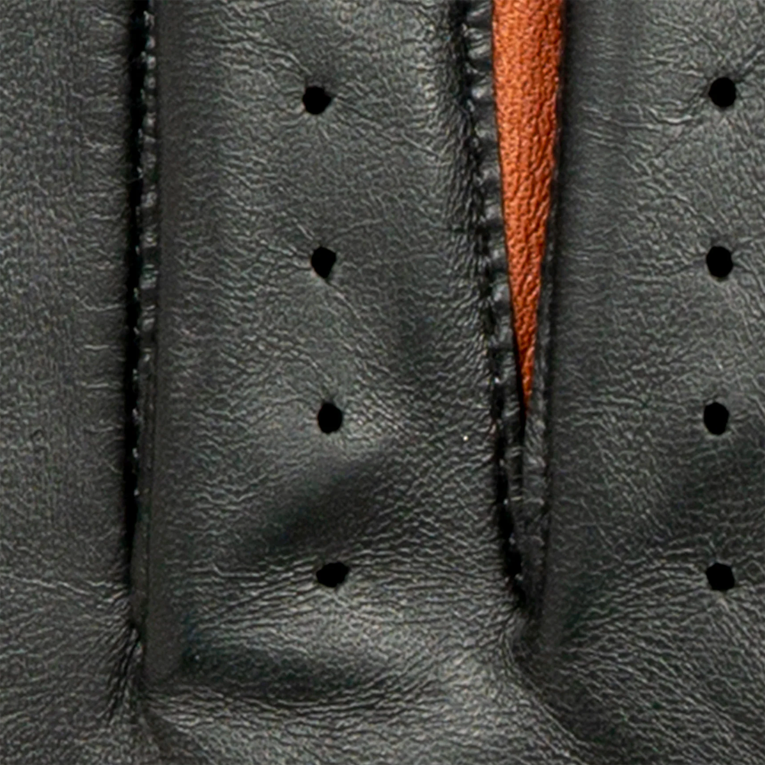 Dents x The Suited Racer Griffin Men's Driving Gloves BLACK/TAN