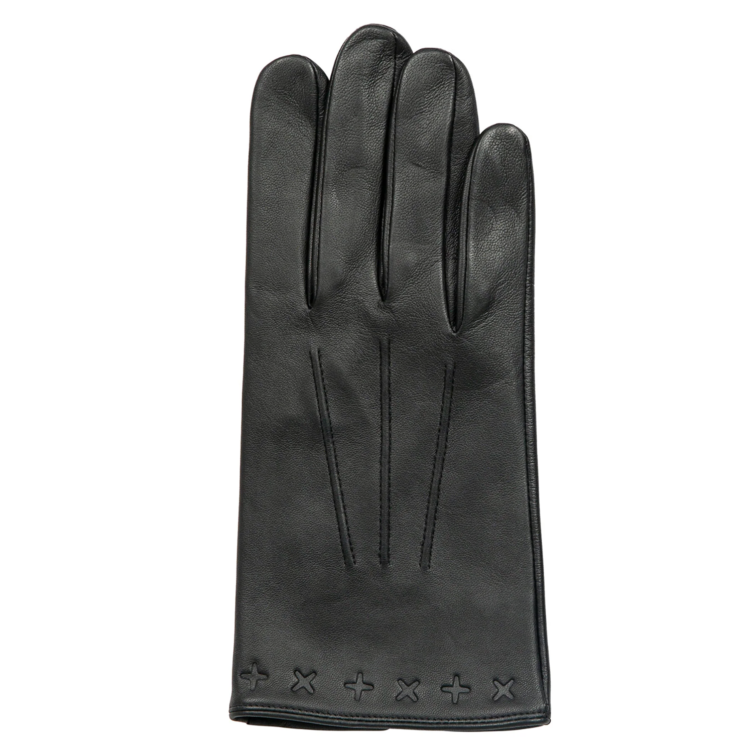 Dents x The Suited Racer Lando Leather Gloves Touchscreen BLACK