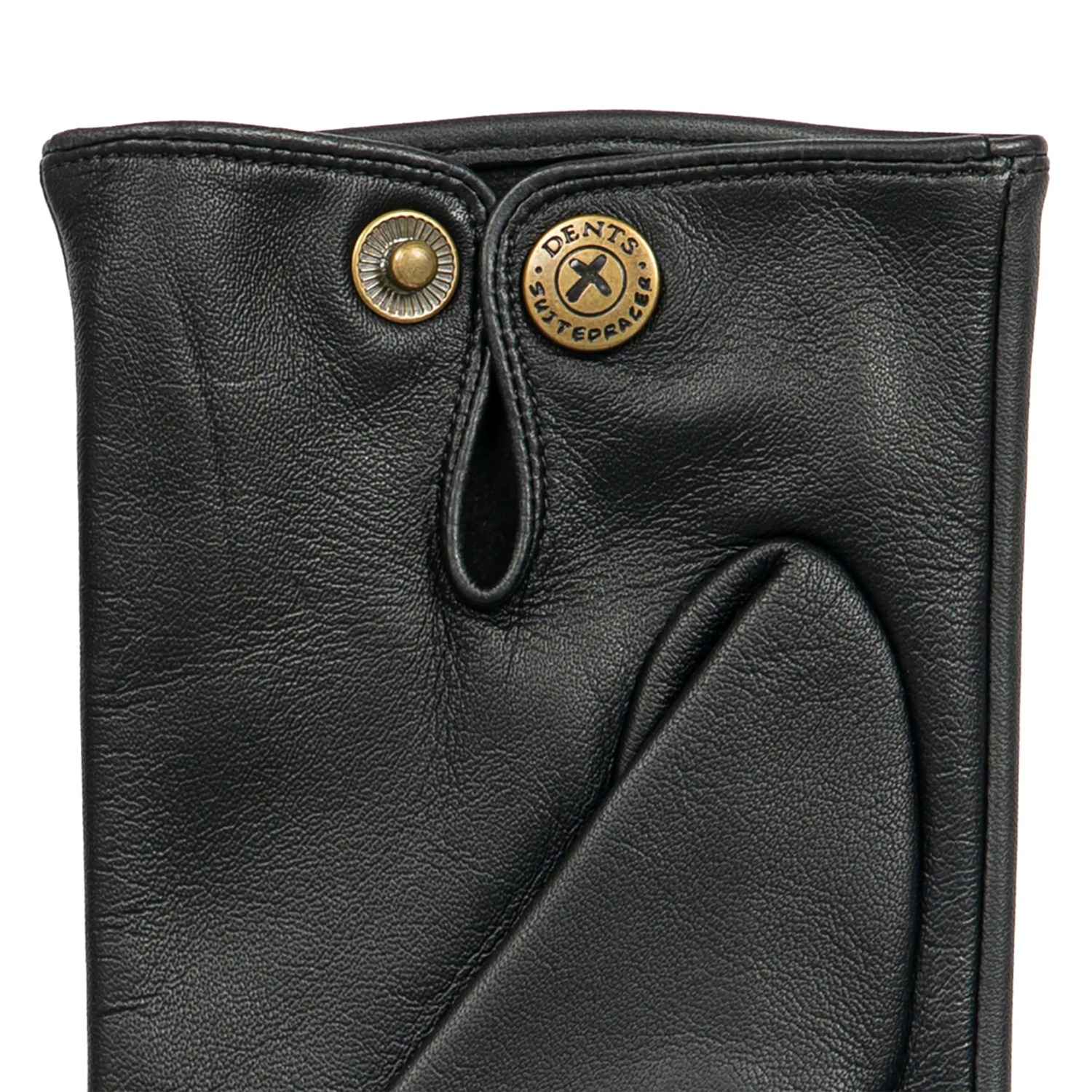Dents x The Suited Racer Lando Leather Gloves Touchscreen BLACK