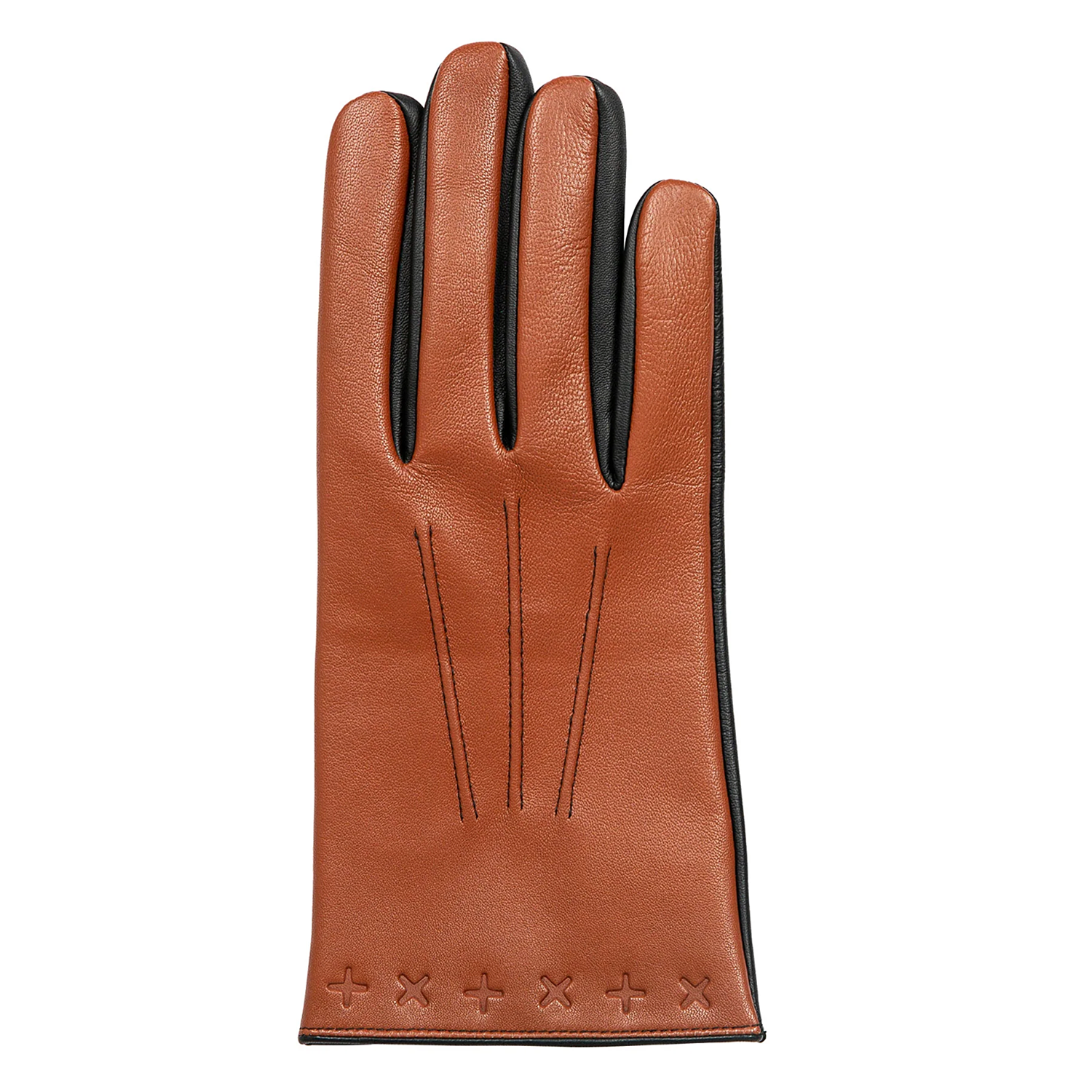 Dents x The Suited Racer Lando Leather Gloves Touchscreen TAN/BLACK