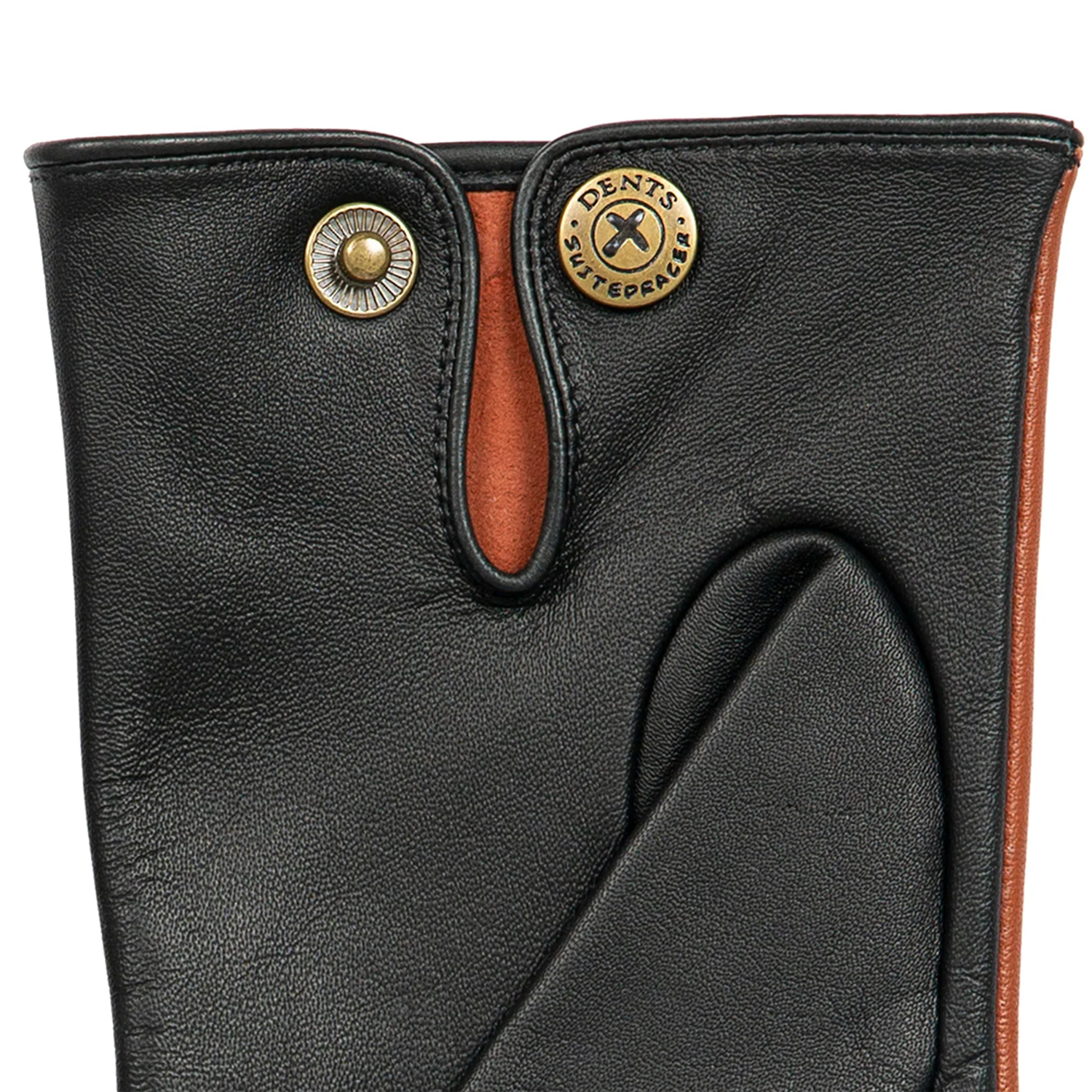 Dents x The Suited Racer Lando Leather Gloves Touchscreen TAN/BLACK